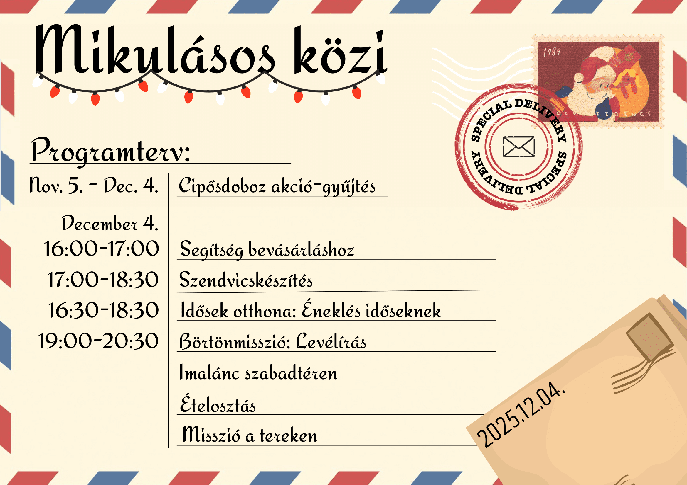 Mikulásos közi - december 4
